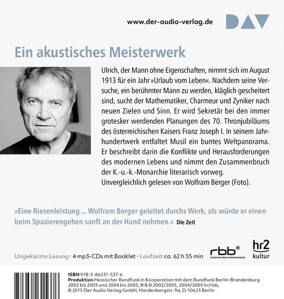 Produktbild: Der Mann ohne Eigenschaften
