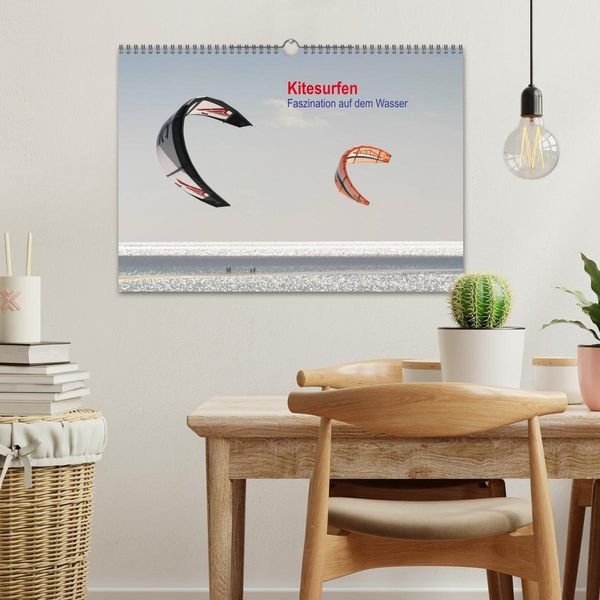 Produktbild: Kitesurfen &ndash; Faszination auf dem Wasser (Wandkalender 2026 DIN A3 quer), CALVENDO Monatskalender
