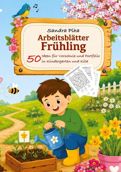 Produktbild: KitaFix-Kreativ: Arbeitsbl&auml;tter Fr&uuml;hling (50 Ideen f&uuml;r Vorschule und Portfolio in Kindergarten und Kita)