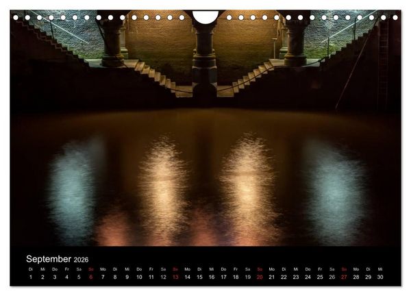 Produktbild: Hamburg - Lichter der Nacht (Wandkalender 2026 DIN A4 quer), CALVENDO Monatskalender