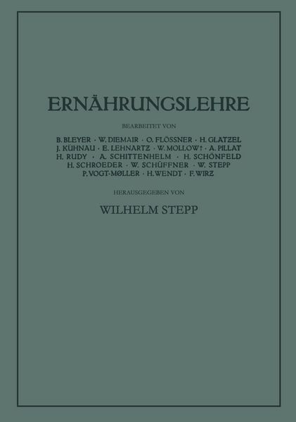 Produktbild: Ern&auml;hrungslehre