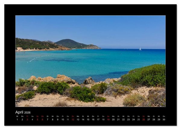 Produktbild: Die Trauminsel Sardinien (Wandkalender 2026 DIN A4 quer), CALVENDO Monatskalender