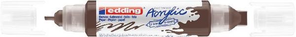 Produktbild: edding Acryl Double Liner 5400 schokobraun 2-3mm/5-10mm