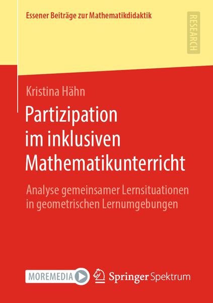 Partizipation im inklusiven Mathematikunterricht, Taschenbuch von Kristina Hähn, Springer Fachmedien Wiesbaden GmbH, 9783658320911