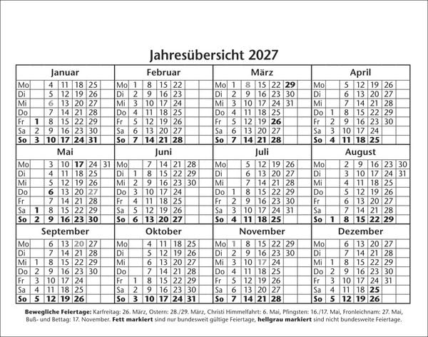Produktbild: Bastian Sick Tagesabrei&szlig;kalender 2027