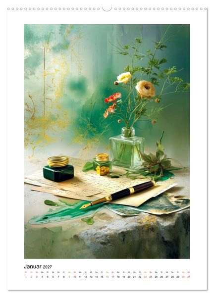 Produktbild: Modern Still - die Kunst der Komposition (hochwertiger Premium Wandkalender 2027 DIN A2 hoch), Kunstdruck in Hochglanz