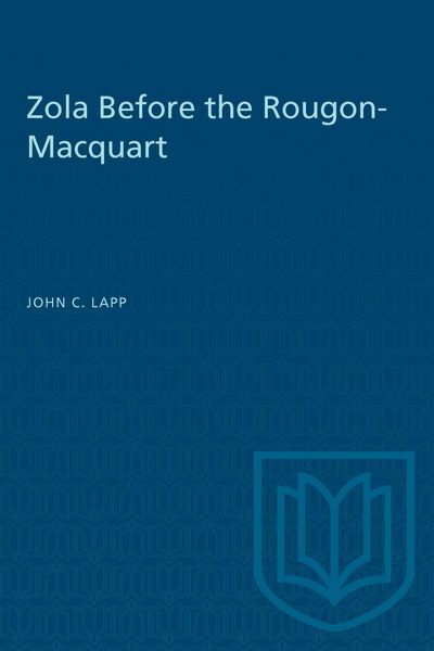Produktbild: Zola Before the Rougon-Macquart