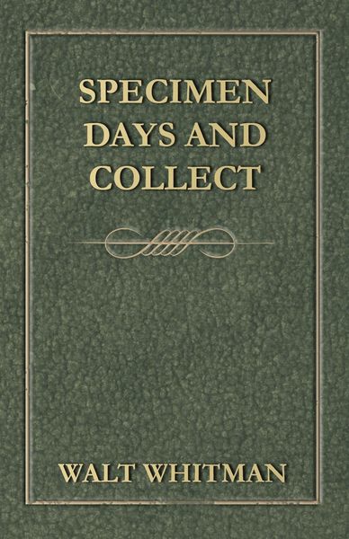 Produktbild: Specimen Days and Collect