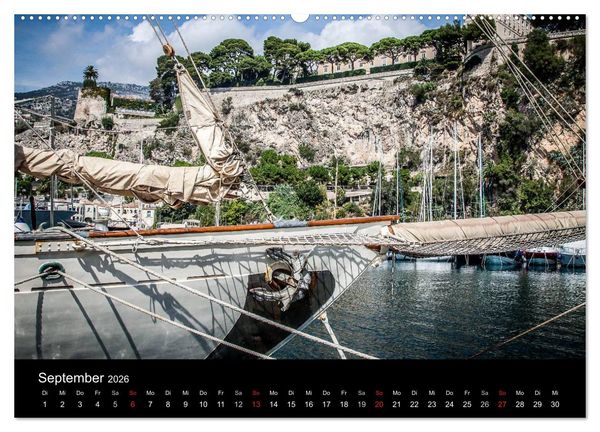 Produktbild: Monaco - Das F&uuml;rstentum an der franz&ouml;sischen Mittelmeerk&uuml;ste (hochwertiger Premium Wandkalender 2026 DIN A2 quer), Kunstdruck in Hochglanz
