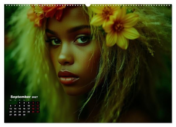 Produktbild: Florale Anmut (Wandkalender 2027 DIN A2 quer), CALVENDO Monatskalender