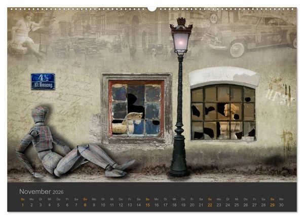 Produktbild: Patchwork - Vintage Impressionen (hochwertiger Premium Wandkalender 2026 DIN A2 quer), Kunstdruck in Hochglanz