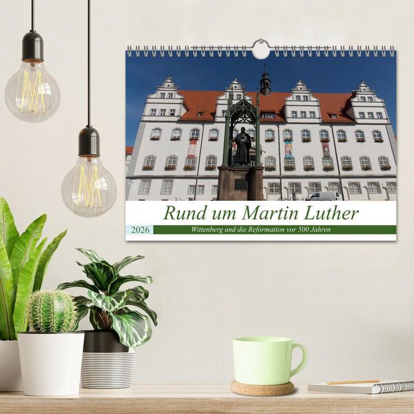 Produktbild: Rund um Martin Luther (Wandkalender 2026 DIN A4 quer), CALVENDO Monatskalender