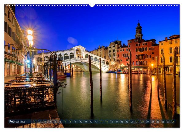 Produktbild: Venedig - eine Stadt f&uuml;r Tr&auml;umer (Wandkalender 2026 DIN A2 quer), CALVENDO Monatskalender