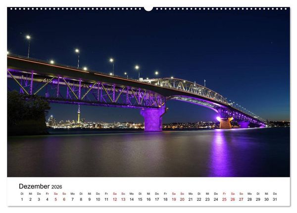 Produktbild: Auckland und Umgebung 2026 (hochwertiger Premium Wandkalender 2026 DIN A2 quer), Kunstdruck in Hochglanz