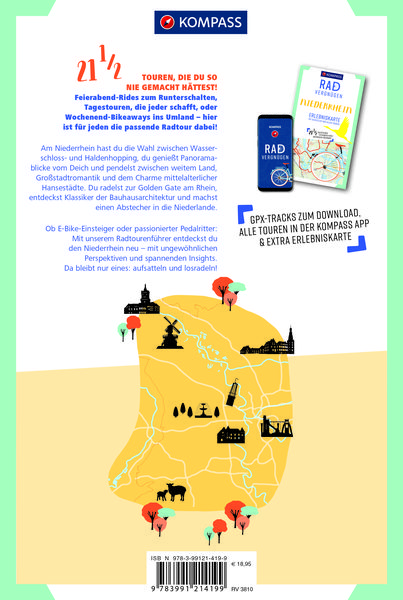 Produktbild: KOMPASS Radvergn&uuml;gen Niederrhein