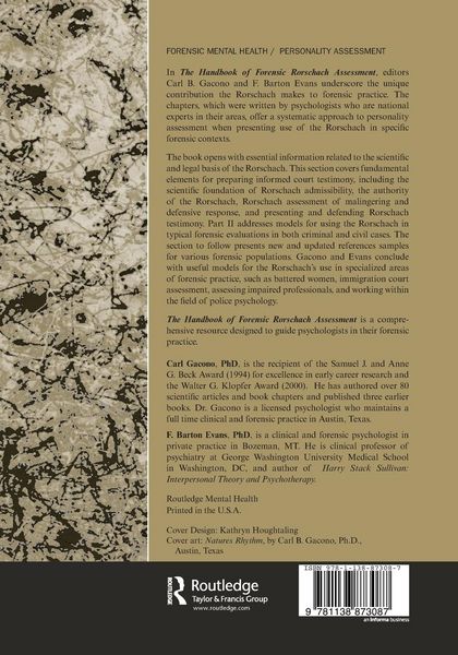 Produktbild: The Handbook of Forensic Rorschach Assessment