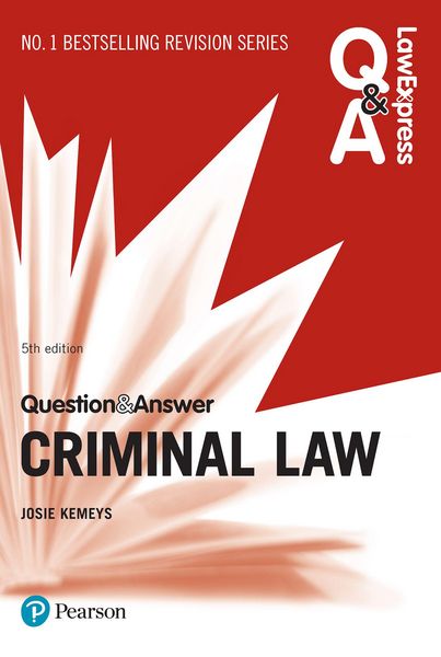 Produktbild: Law Express Question and Answer: Criminal Law