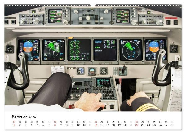 Produktbild: Flight deck - das beste B&uuml;ro (Wandkalender 2026 DIN A2 quer), CALVENDO Monatskalender