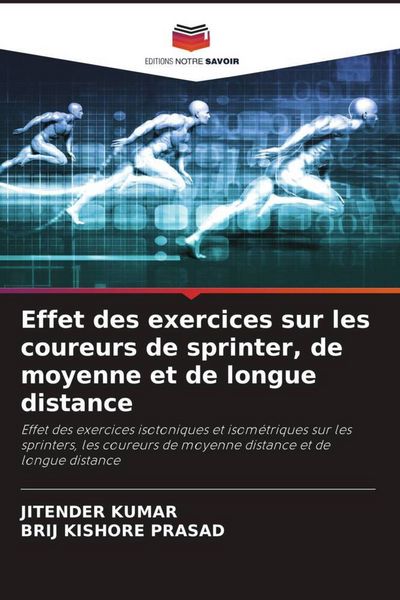 Produktbild: Effet des exercices sur les coureurs de sprinter, de moyenne et de longue distance