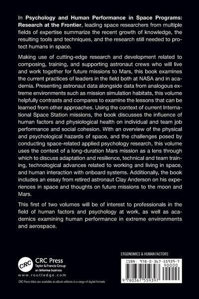 Produktbild: Psychology and Human Performance in Space Programs