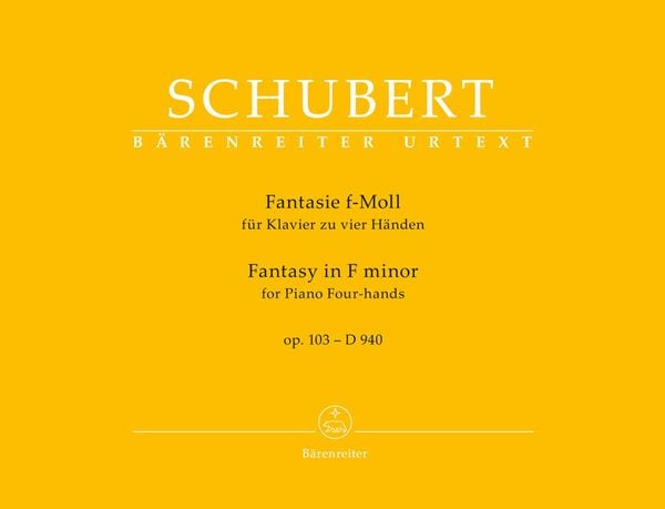 Fantasie für Klavier zu vier Händen f-Moll op. 103 D 940