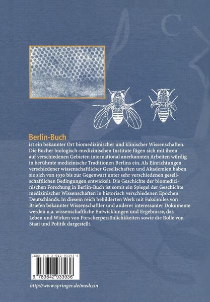 Produktbild: Geschichte der Medizinisch-Biologischen Institute Berlin-Buch