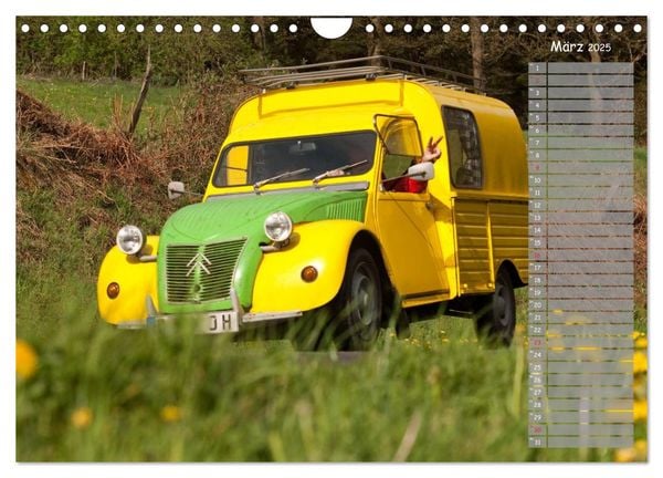 Produktbild: Kultautomobil Ente Citro&euml;n 2CV (Wandkalender 2025 DIN A4 quer), CALVENDO Monatskalender
