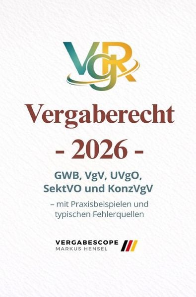 Produktbild: Vergaberecht 2026