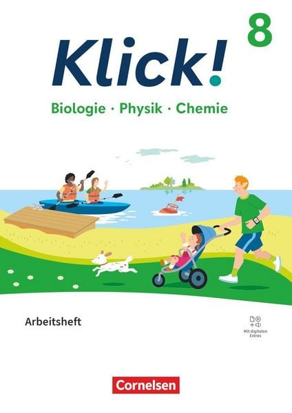 Produktbild: Klick! - F&auml;cher&uuml;bergreifendes Lehrwerk f&uuml;r Lernende mit F&ouml;rderbedarf - Biologie, Physik, Chemie - ab 2024 - 8. Schuljahr