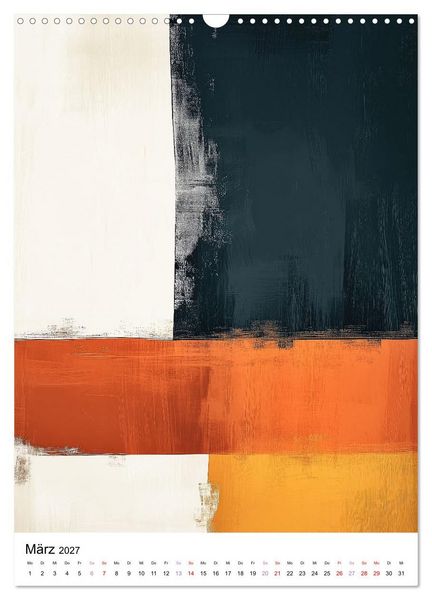 Produktbild: KI-Kunstwerke (Wandkalender 2027 DIN A3 hoch), CALVENDO Monatskalender