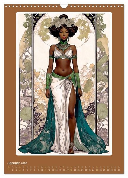 Produktbild: Illustrationskunst der Belle &Eacute;poque (Wandkalender 2026 DIN A3 hoch), CALVENDO Monatskalender
