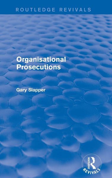 Produktbild: Organisational Prosecutions