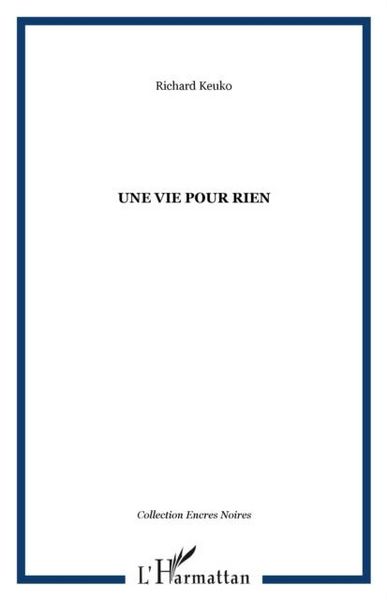 Produktbild: Une vie pour rien