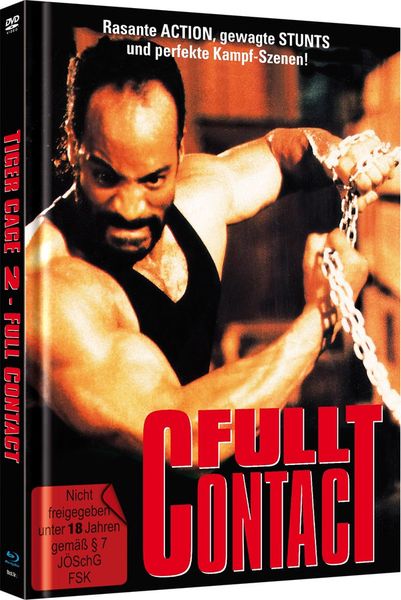 Produktbild: Full Contact aka Tiger Cage 2 - Mediabook - Limitiert auf 1000 St&uuml;ck - Cover A (Blu-ray + DVD)