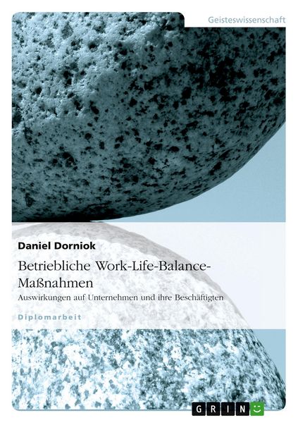 Betriebliche Work-Life-Balance-Maßnahmen, Taschenbuch von Daniel Dorniok, GRIN, 9783638669122