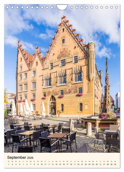 Produktbild: ULM Sehenswerte Orte (Wandkalender 2026 DIN A4 hoch), CALVENDO Monatskalender