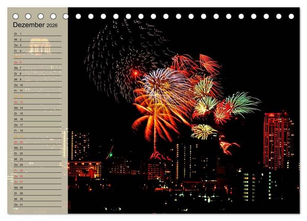 Produktbild: Bangkok - K&ouml;nigreich Thailand (Tischkalender 2026 DIN A5 quer), CALVENDO Monatskalender