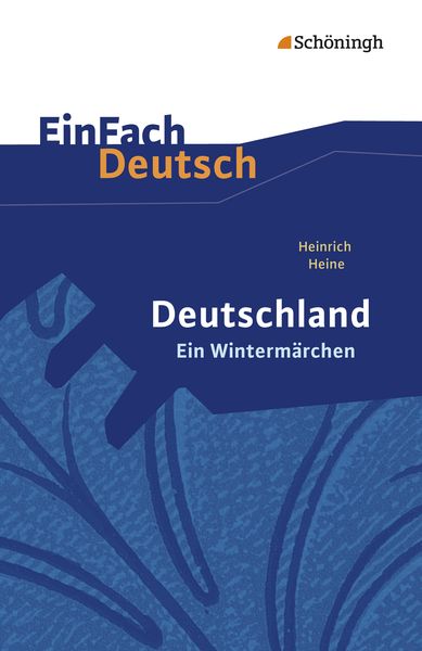 Produktbild: Deutschland. Ein Winterm&auml;rchen. EinFach Deutsch Textausgaben