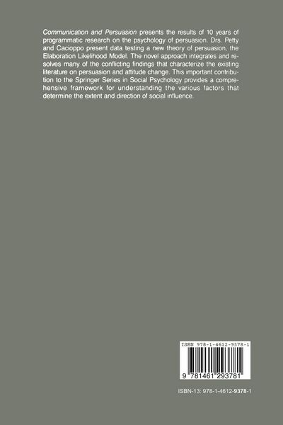 Produktbild: Communication and Persuasion