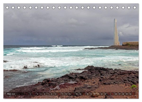Produktbild: Vulkaninsel im Atlantik, Teneriffa (Tischkalender 2026 DIN A5 quer), CALVENDO Monatskalender