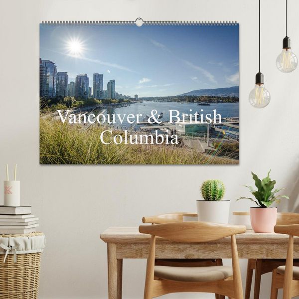 Produktbild: Vancouver & British Columbia (Wandkalender 2026 DIN A2 quer), CALVENDO Monatskalender