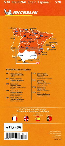 Produktbild: Michelin Andalusien