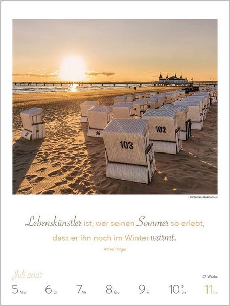 Produktbild: Literaturkalender Lebensweisheiten 2027