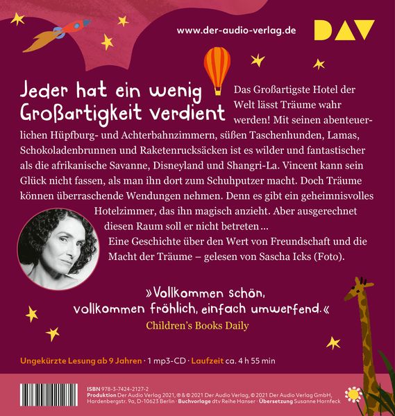 Produktbild: Vincent und das Gro&szlig;artigste Hotel der Welt