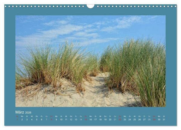 Produktbild: Sandd&uuml;nen an der Nordsee in den Niederlanden (Wandkalender 2026 DIN A3 quer), CALVENDO Monatskalender