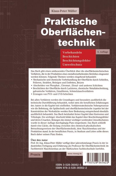 Produktbild: Praktische Oberfl&auml;chentechnik