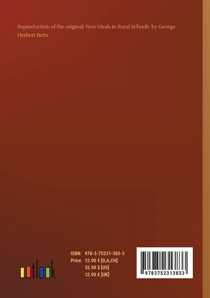 Produktbild: New Ideals in Rural Schools