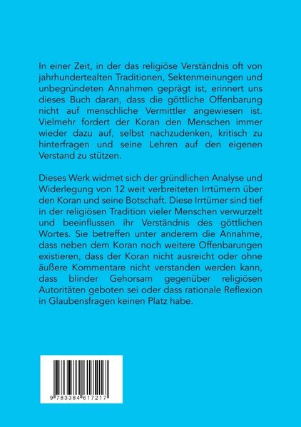 Produktbild: Der Koran gen&uuml;gt uns!