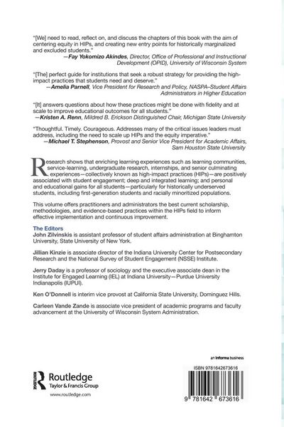 Produktbild: Delivering on the Promise of High-Impact Practices