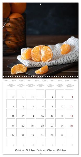 Produktbild: Aesthetic fruit and veggies (Wall Calendar 2026 12 &times; 12 Inch) CALVENDO 12 Month Wall Calendar